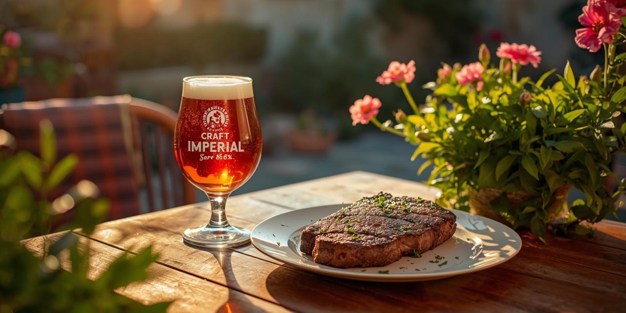 Γεύμα με δυνατή μπίρα
